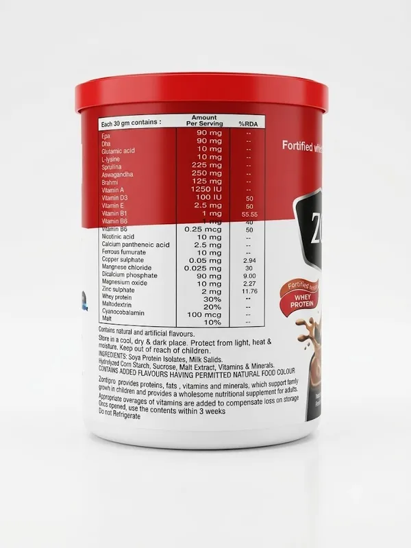 Zoripro_I_Fortified_with_Protein_I_Multivitamin_I_Multimineral_I_Anti-Oxidant_for_all_ages_I_Protein_Powder_with_power_of_Herbs_I_Milk_Protein_with_DHA_&_EPA_I_Chocolate_I_Good_Health_I_Right_Nutrition_I_200_gm
