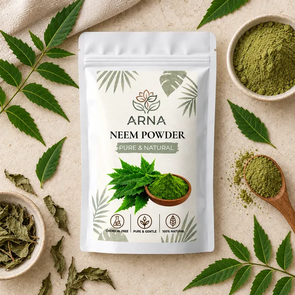 Neem_Powder_For_Hair_Cleanser_And_Skin_Care_|_Azadirachta_Indica_100g