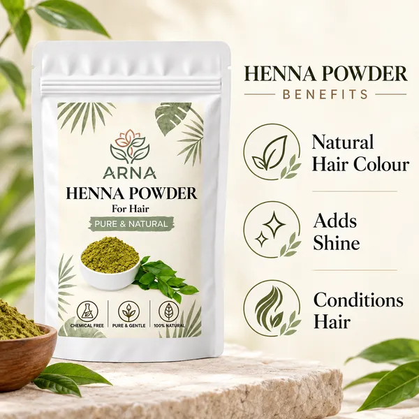 Natural_Henna_+_Indigo_Powder_for_Hair_Colour_Combo_Pack_Of_2_|_Arna_Herbal_|_Each_100gm