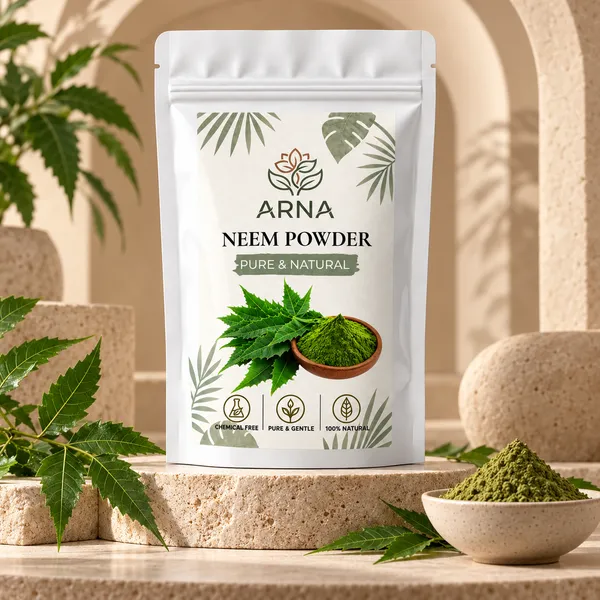 Neem_Powder_For_Hair_Cleanser_And_Skin_Care_|_Azadirachta_Indica_100g