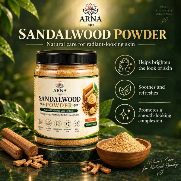 Sandalwood_&_Rose_Petal_Powder_For_Face_And_Skin_Care_-_Combo_Pack_Of_2_-_Each_100gm