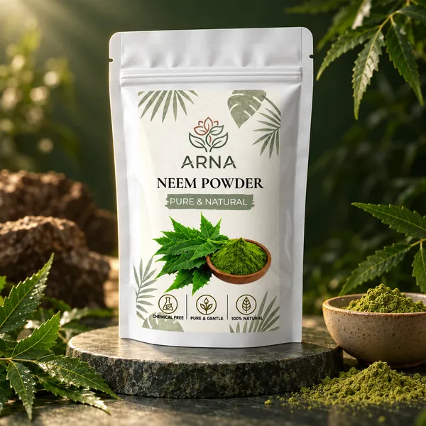 Neem_Powder_For_Hair_Cleanser_And_Skin_Care_|_Azadirachta_Indica_100g