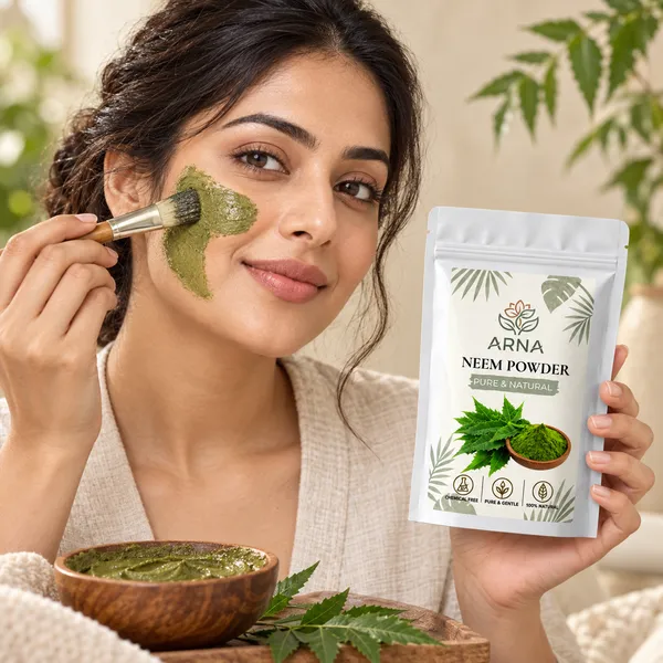Neem_Powder_For_Hair_Cleanser_And_Skin_Care_|_Azadirachta_Indica_100g