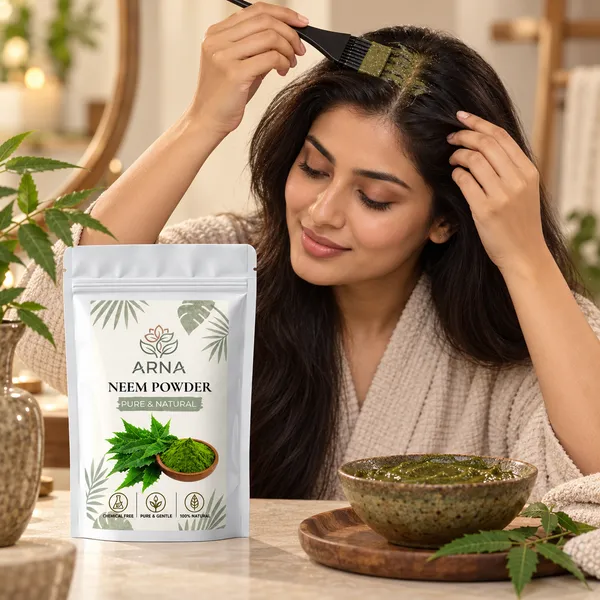 Neem_Powder_For_Hair_Cleanser_And_Skin_Care_|_Azadirachta_Indica_100g