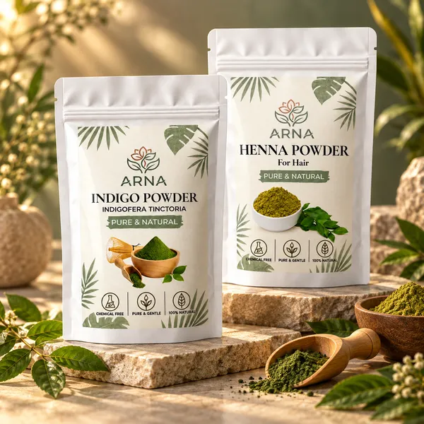 Natural_Henna_+_Indigo_Powder_for_Hair_Colour_Combo_Pack_Of_2_|_Arna_Herbal_|_Each_100gm