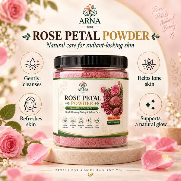 Sandalwood_&_Rose_Petal_Powder_For_Face_And_Skin_Care_-_Combo_Pack_Of_2_-_Each_100gm