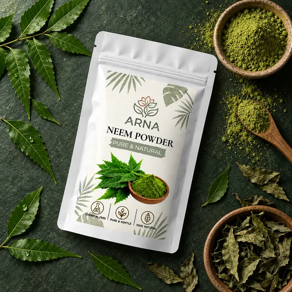 Neem_Powder_For_Hair_Cleanser_And_Skin_Care_|_Azadirachta_Indica_100g