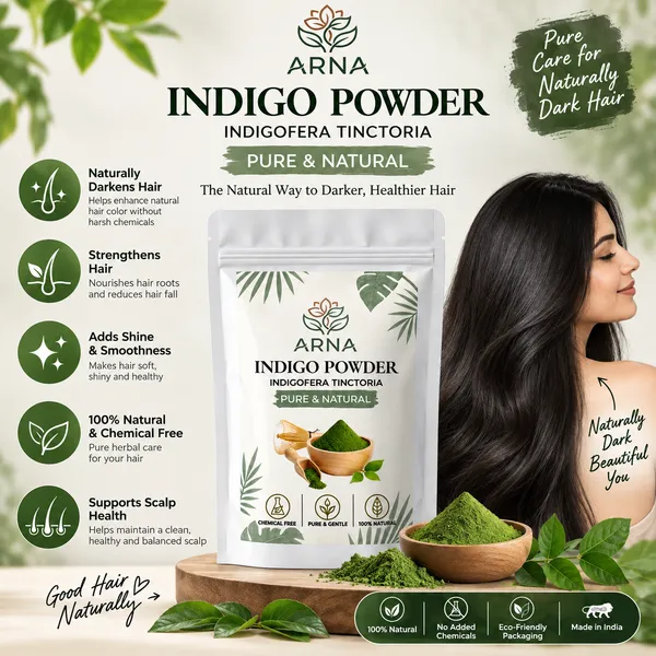 Natural_Henna_+_Indigo_Powder_for_Hair_Colour_Combo_Pack_Of_2_|_Arna_Herbal_|_Each_100gm