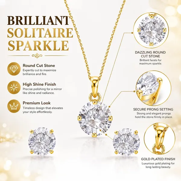 Solitaire_Pendant_Set_With_Earrings_And_Chain
