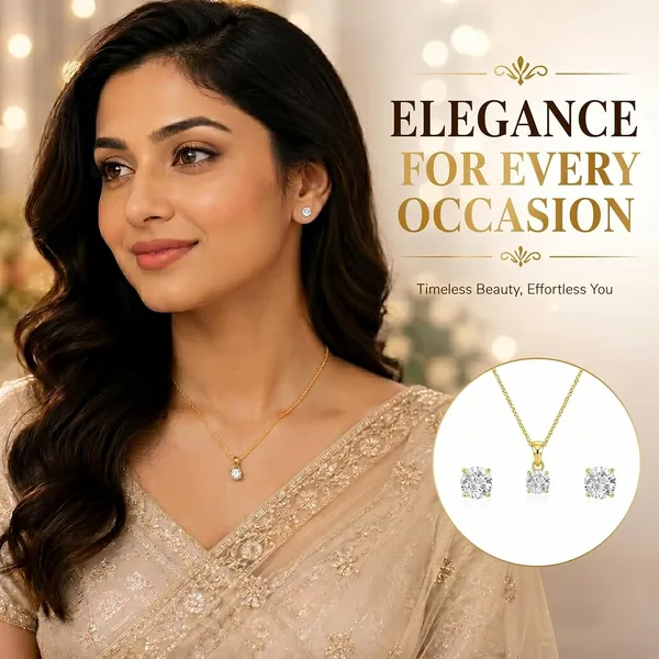 Solitaire_Pendant_Set_With_Earrings_And_Chain