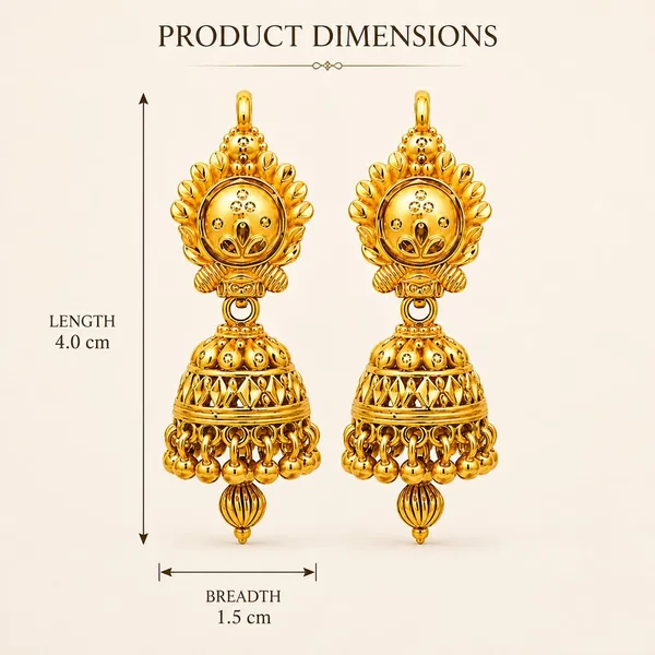 Gold_Brass_24K_Gold_Plated_Temple_Style_Jhumka_Earrings_For_Women