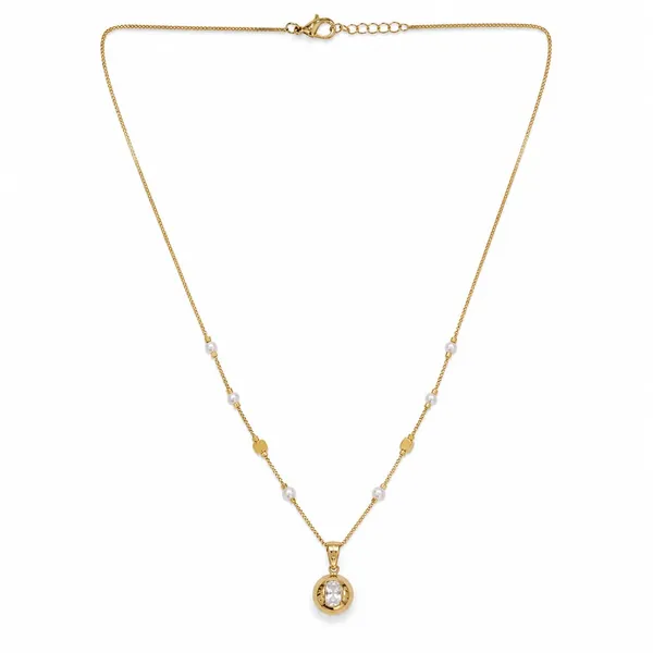 Gold_White_Brass_Pearl_Beaded_Cz_Pendant_Necklace_For_Women