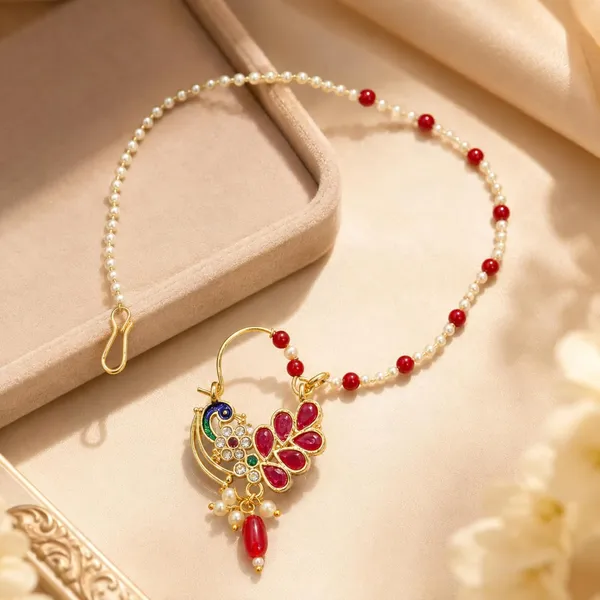 Red_Gold_Tone_Peacock_Nath_Nose_Ring_With_Pearl_Chain_For_Women_-_Pack_of_2