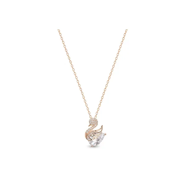 Rose_Gold_Brass_Swan_Pendant_Stone_Necklace_For_Women