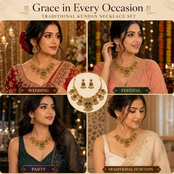 Antique_Gold_Brass_Meenakari_Choker_Necklace_Set_For_Women