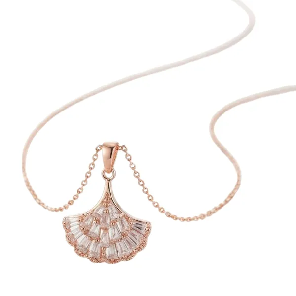 Rose_Gold_Brass_Baguette_Cz_Ginkgo_Leaf_Pendant_Necklace_For_Women