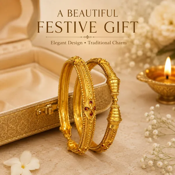 Golden_Gold_Plated_Brass_Embossed_Kadli_Bangle_Bracelet_For_Women