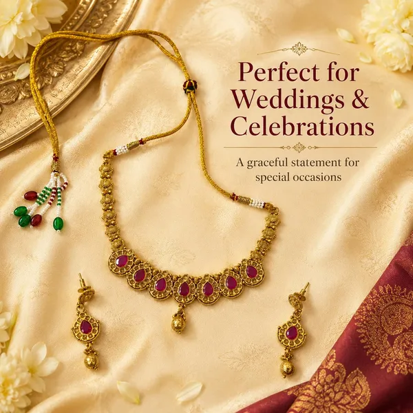 Gold_Brass_Kundan_Red_Stone_Gold_Plated_Necklace_Set_For_Women