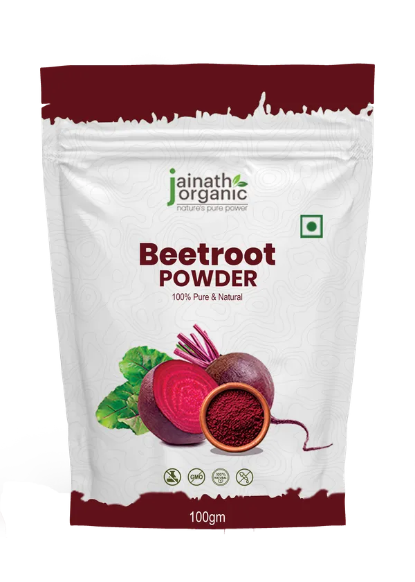 Jainath_Organic_Beetroot_Powder_100%_Pure_And_Natural_100G_-_Pack_Of_2