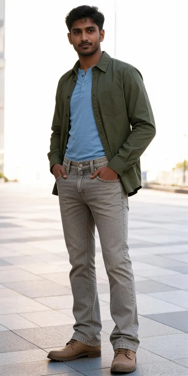 Sandstone_Beige_Bootcut_Jeans