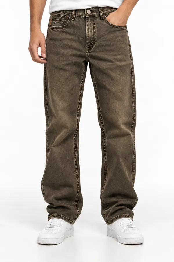 Fieldstone_Dark_Khaki_Straight_Fit_Jeans