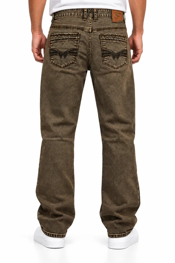 Fieldstone_Dark_Khaki_Straight_Fit_Jeans