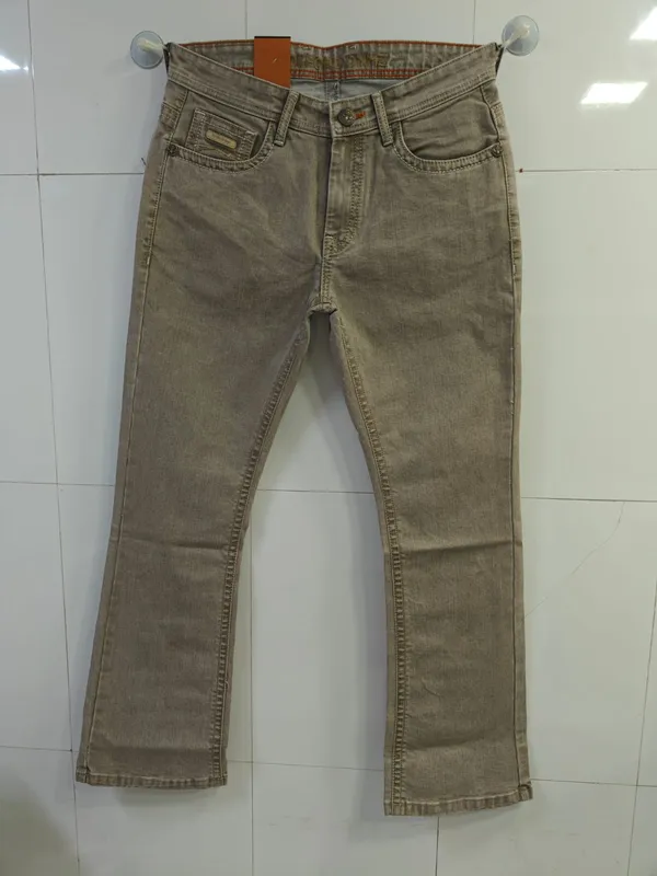 Sandstone_Beige_Bootcut_Jeans