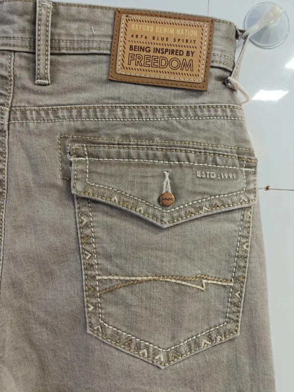 Sandstone_Beige_Straight_Fit_Jeans