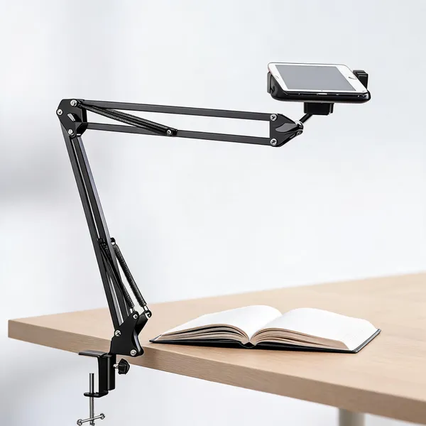 Black_Adjustable_Articulated_Tablet_Holder_Arm