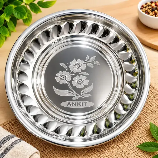 Stainless_Steel_Traditional_Floral_Engraved_Dinner_Plate_Pack_of_12_