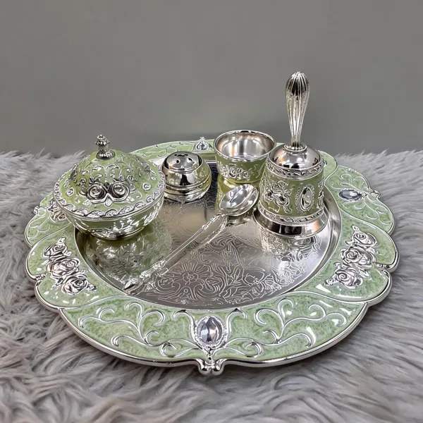 Metal_Traditional_Floral_Embossed_Pooja_Thali_Set_Of_7