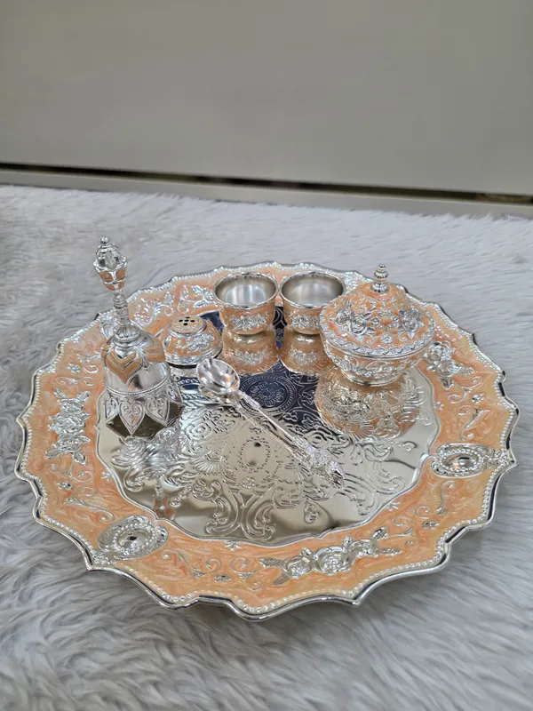 Metal_Traditional_Embossed_Pooja_Thali_Set