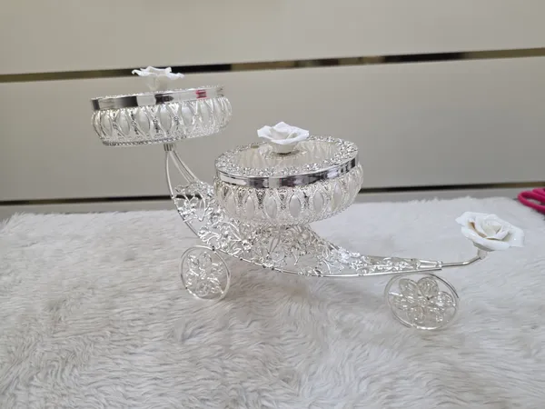 Metal_Ornate_Floral_Two_Tier_Serving_Trolley