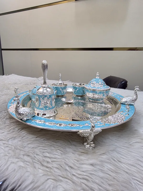 Metal_Traditional_Floral_Pattern_Pooja_Thali_Set