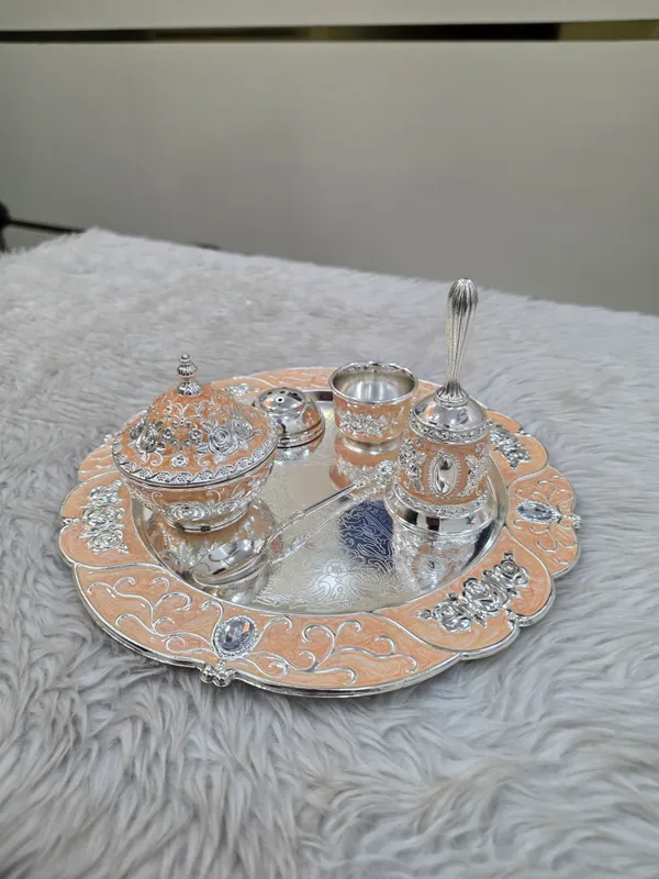 Metal_Traditional_Floral_Pooja_Thali_Set