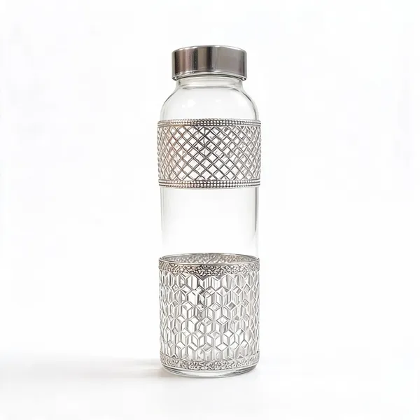 Glass_Decorative_Diamond_Lattice_Bottle_And_Glass_Set