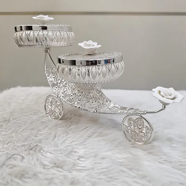 Metal_Ornate_Floral_Two-Tier_Decorative_Serving_Trolley