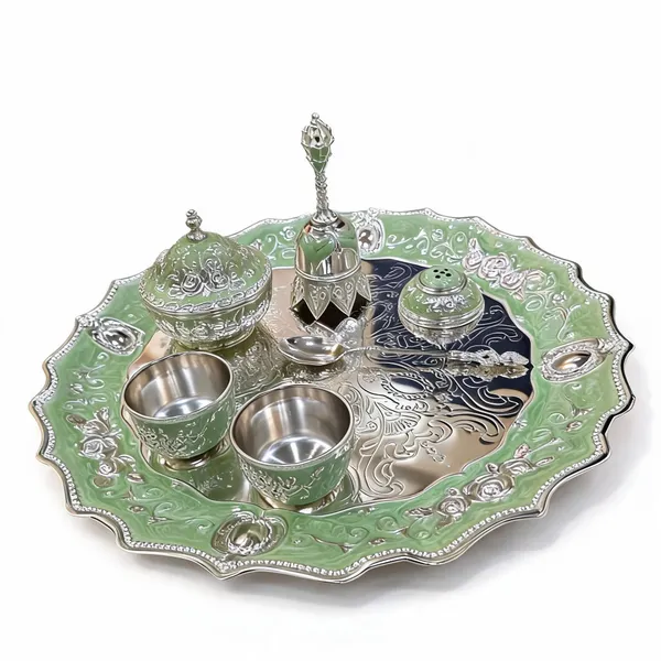 Metal_Traditional_Floral_Scalloped_Pooja_Thali_Set