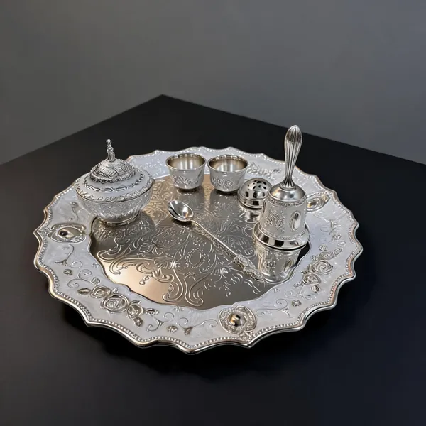 Metal_Traditional_Ornate_Floral_Tea_Serving_Set