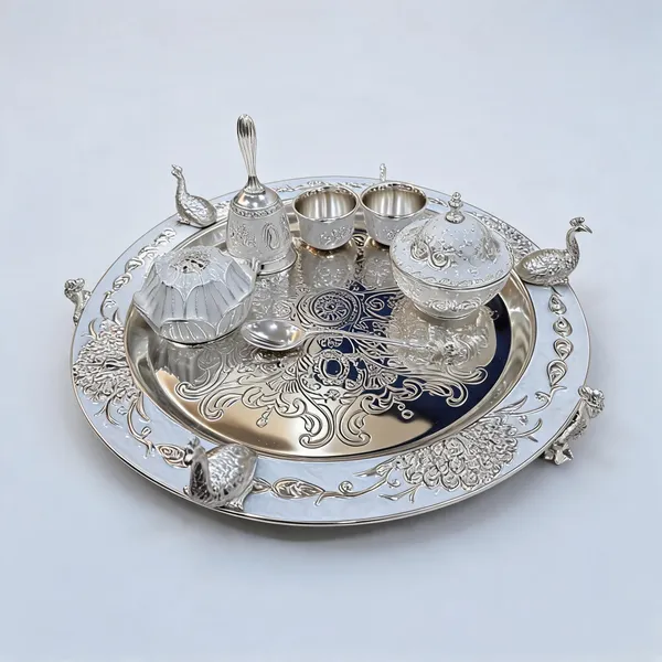 Silver-Tone_Traditional_Ornate_Floral_Tea_Serving_Set