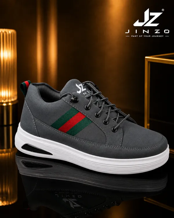 Grey_Synthetic_Air_Cushion_Lightweight_Sneakers_For_Men