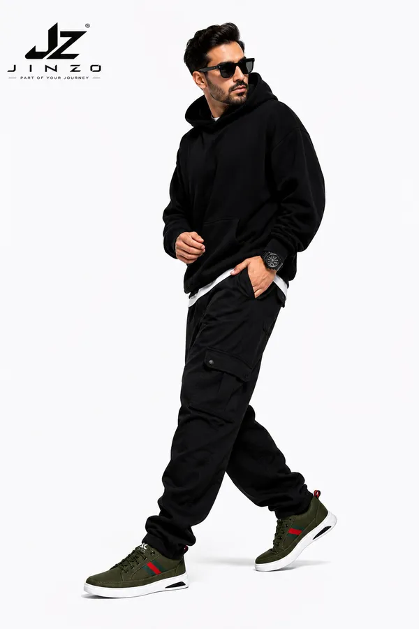Green_Synthetic_Air_Cushion_Sneakers_For_Men
