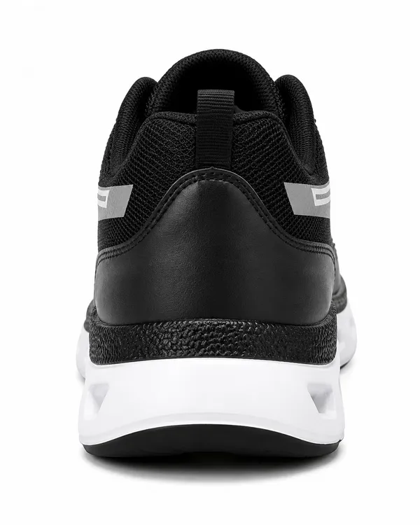 Black_Synthetic_Lace-Up_Running_Sneakers_For_Men