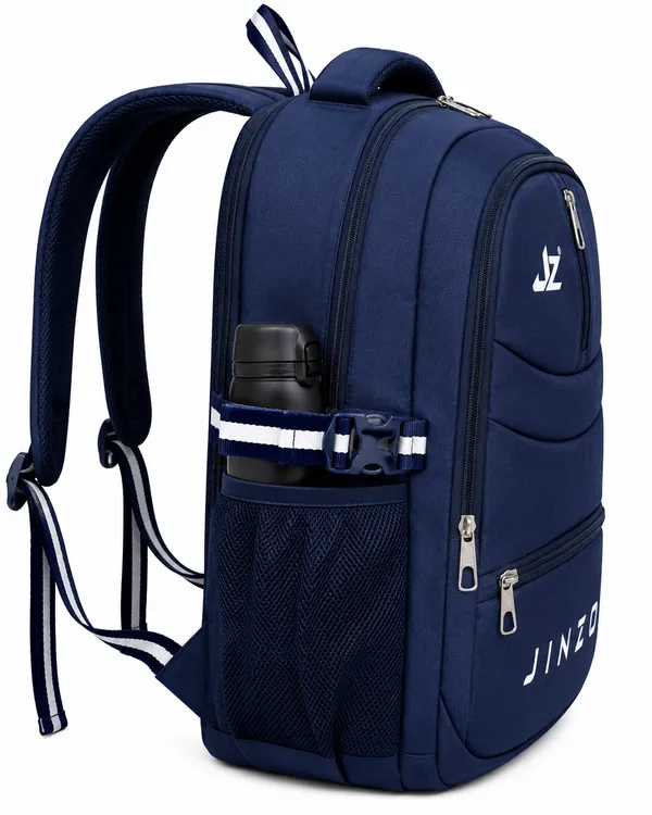 Blue_Pu_Fabric_Water_Resistant_Laptop_Backpack_For_Unisex