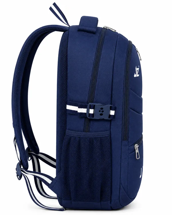 Blue_Pu_Fabric_Water_Resistant_Laptop_Backpack_For_Unisex