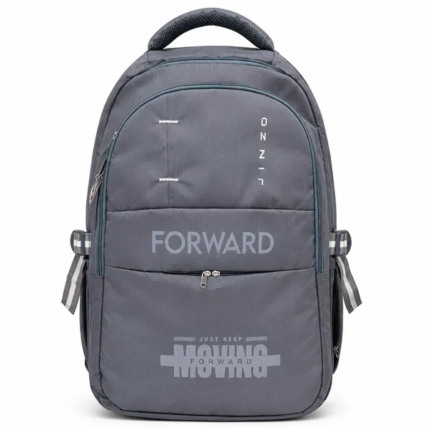 Grey_Pu_Fabric_Water_Resistant_Laptop_Backpack_For_Unisex