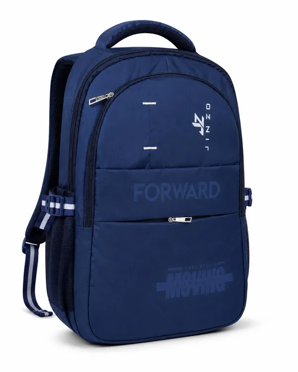 Blue_Pu_Fabric_Water_Resistant_Laptop_Backpack_For_Unisex