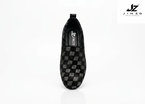Black_Synthetic_Printed_Slip-On_Loafers_For_Men