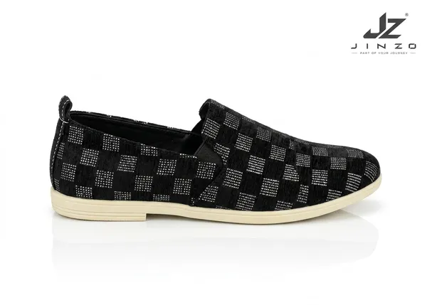 Black_Synthetic_Printed_Slip-On_Loafers_For_Men