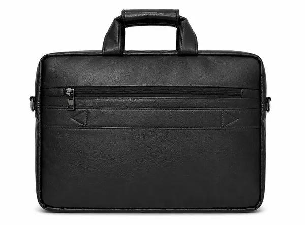 Black_Pu_Fabric_Office_Laptop_Bag_For_Men
